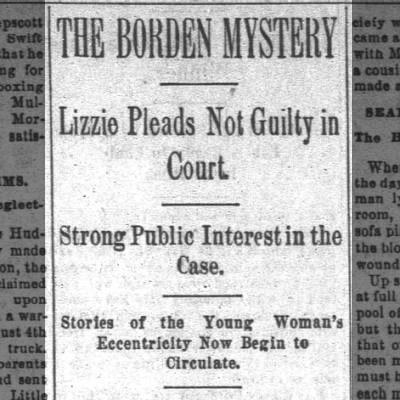 Lizzie Pleads Not Guilty in Court.